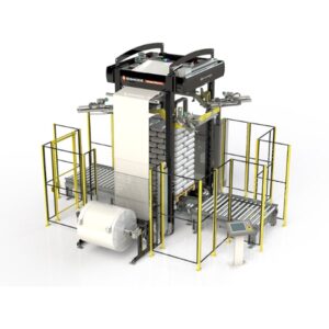 Full automatska streč hud mašina za pakovanje paleta istih ili sličnih dimenzija