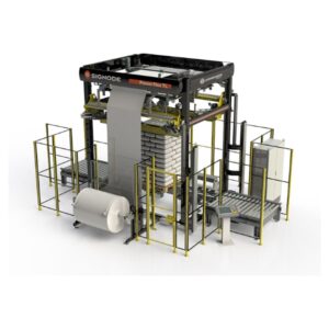 Full automatska streč hud mašina za umotavanje paleta